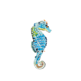 Blue Seahorse Brooch | Trovelore