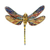 Oversized Brown Hawker Dragonfly Brooch | Trovelore