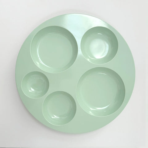 MCM Melamine Circle Tray | Mint