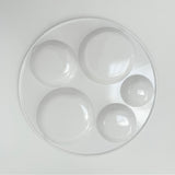 MCM Melamine Circle Tray | White