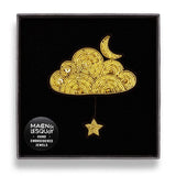 Gold Cloud and Star Brooch | Macon et Lesquoy