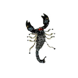 Indian Black Scorpion Brooch | Trovelore