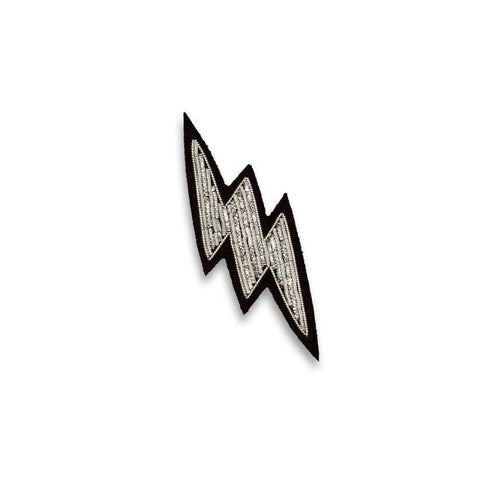 Little Silver Lightning Bolt Brooch | Macon et Lesquoy