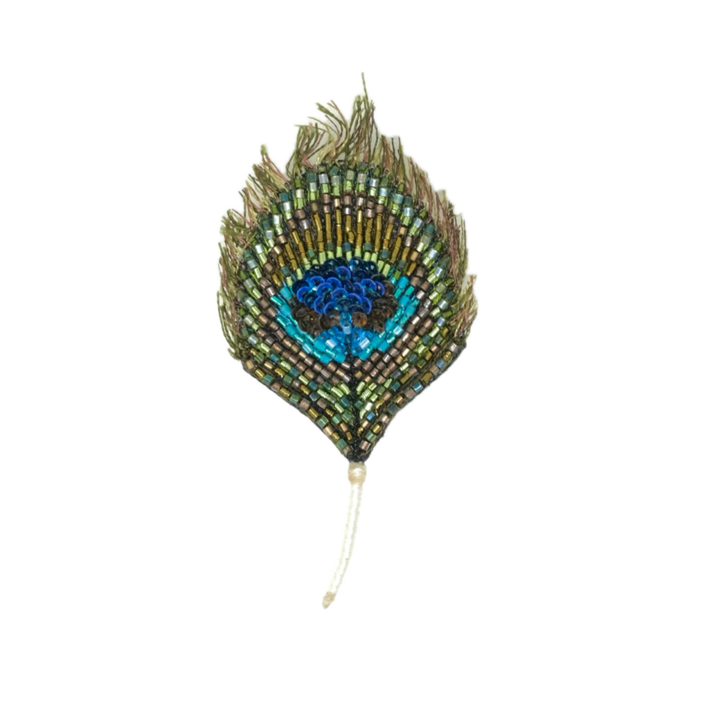 Luminous Peacock Brooch | Trovelore