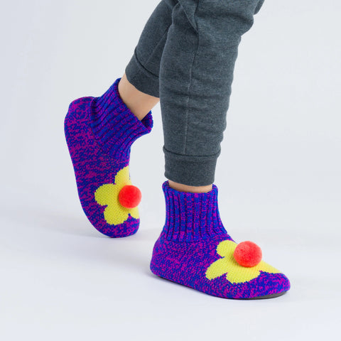 Rie Polka Dot Crew | Socks | Blush