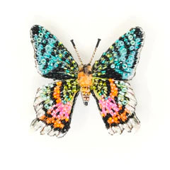 Madagascar Sunset Moth Brooch | Trovelore