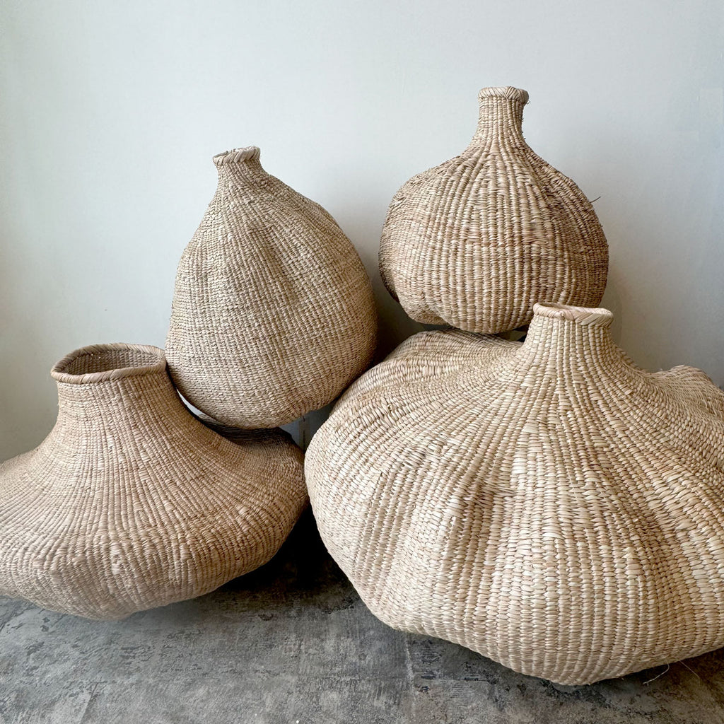 Handwoven Garlic Gourd Shaped Basket | Large I