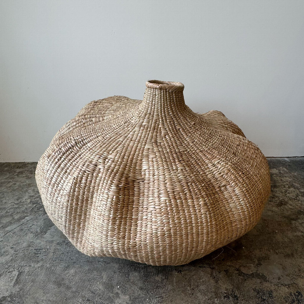 Handwoven Garlic Gourd Shaped Basket | XXLarge