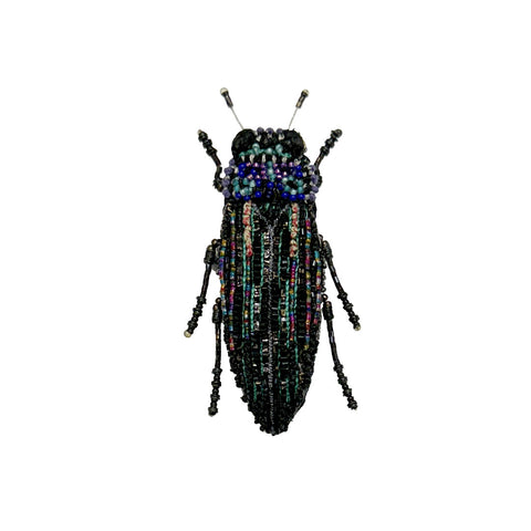 Noir Beetle Brooch | Trovelore