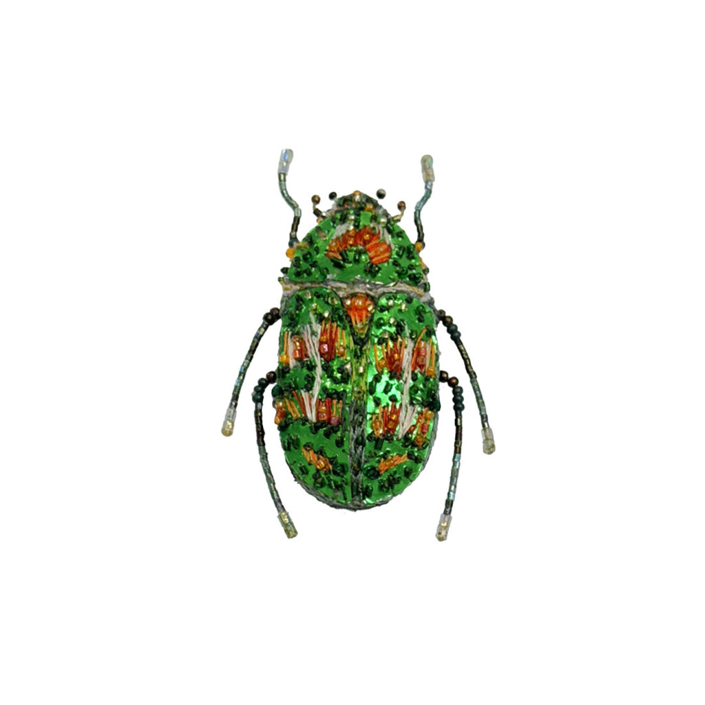 Rainbow Flower Beetle Brooch | Trovelore