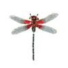 Rubyspot Damselfly Brooch | Trovelore