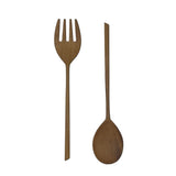 Exotic Wood Salad Servers | Granadillo