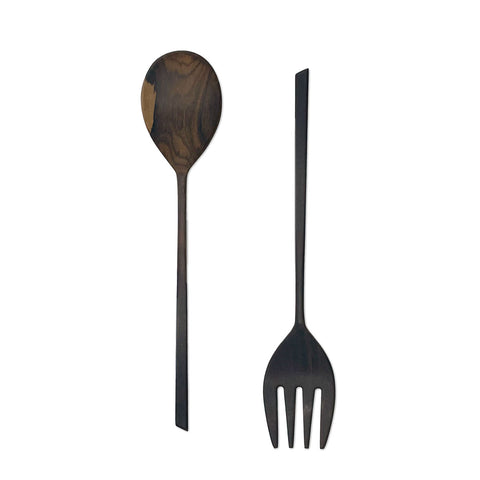 Exotic Wood Salad Servers | Zircote