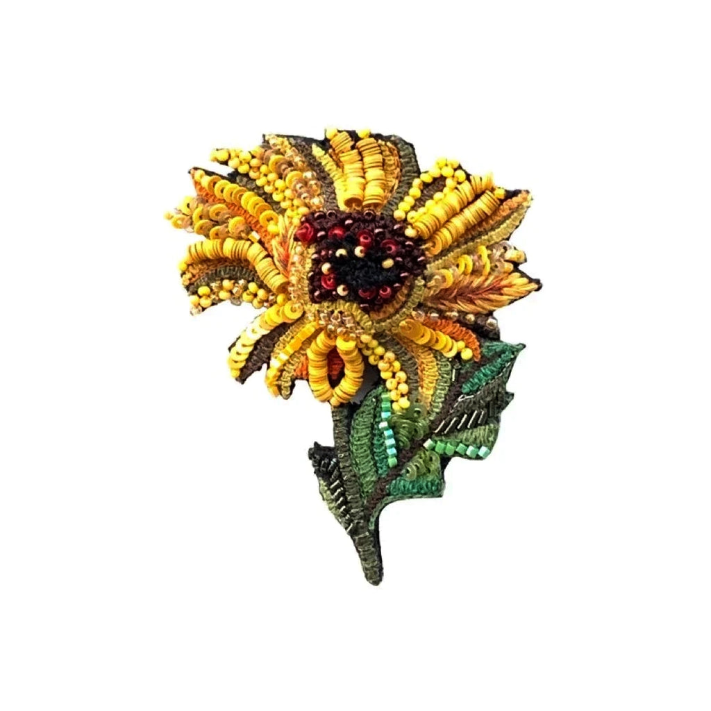 Sunny Sunflower Brooch | Trovelore