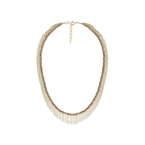 Woven Chain Link Necklace