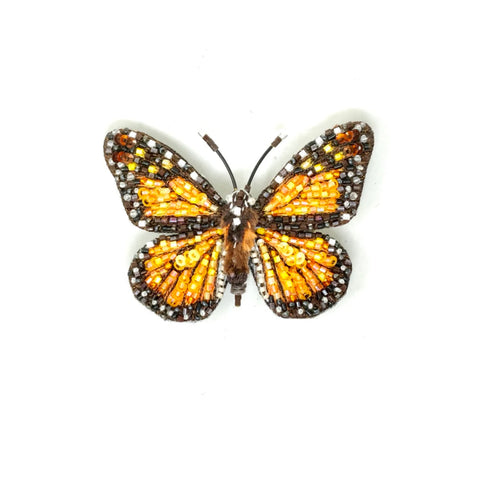 Yellow Coster Butterfly Brooch | Trovelore