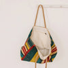 Jute Tote Market Shopper | Carmen Striped