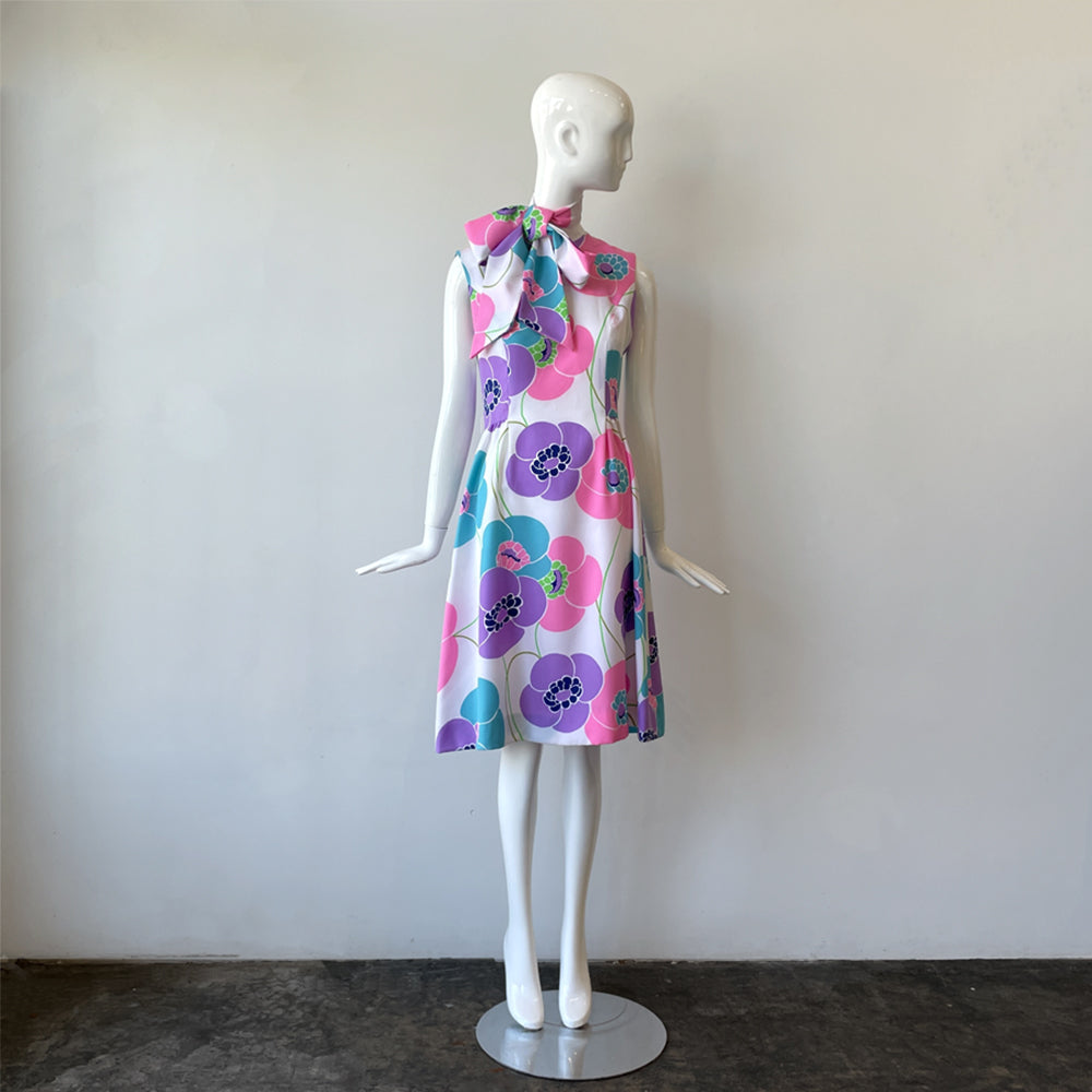 70s Sleeveless 'POP' Poppy Floral Dress – Ige Design